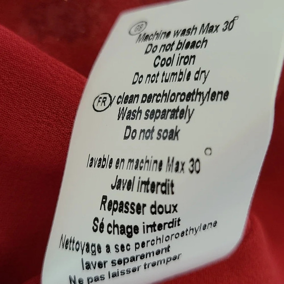 NWT Anthropologie See U Soon Red Boho Printed Dress S - Picture 8 of 8